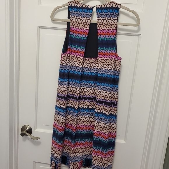 Trina Turk Macee Stained Glass Print Sleeveless Shift Dress Size 4, Colorful - Picture 13 of 14